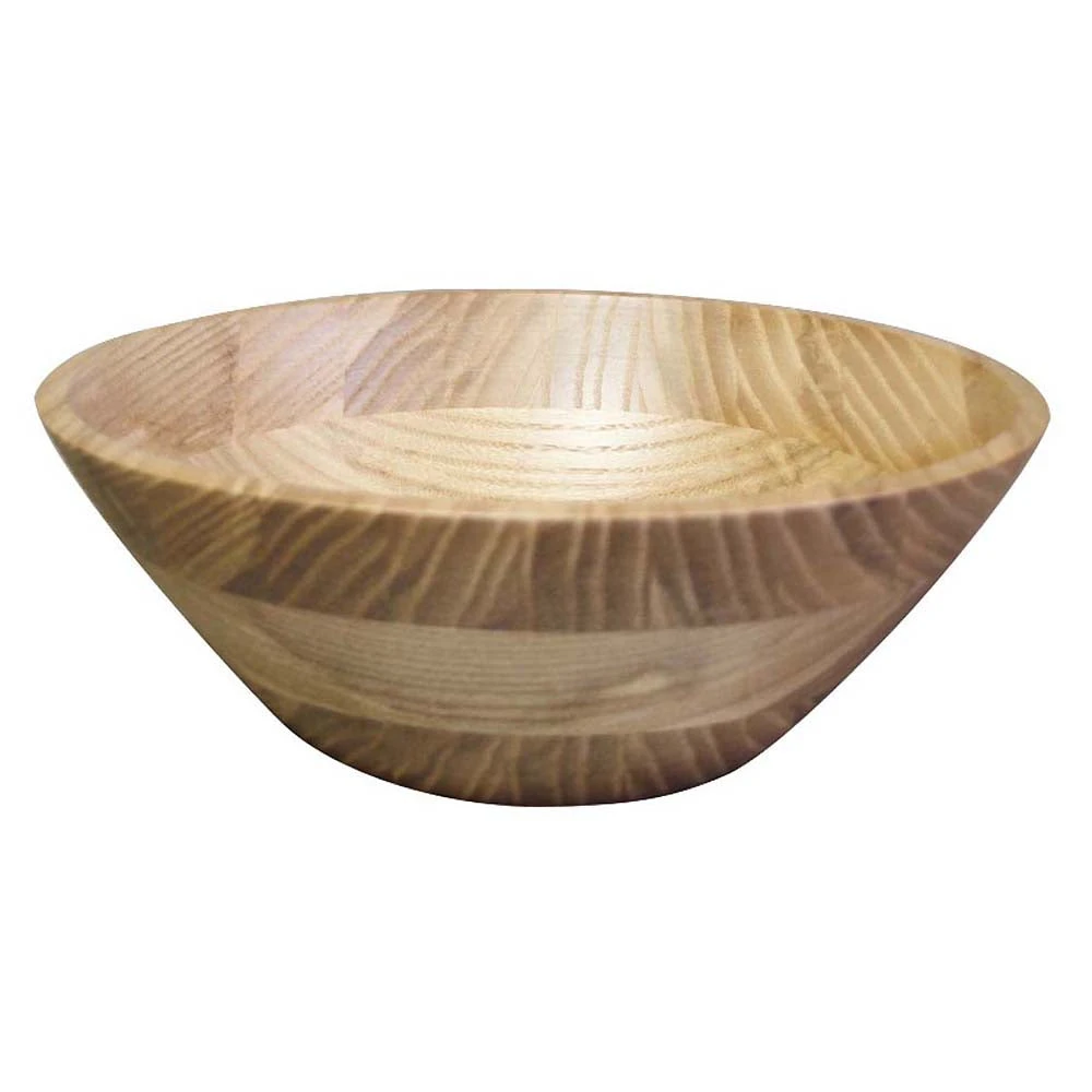 Kijihiki White Ash Salad Bowl With Flat Edge 1 Kijihiki White Ash Salad Bowl With Flat Edge