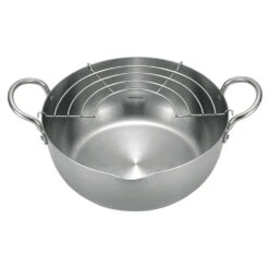 Urushiyama Induction Stainless Steel Tempura Pan