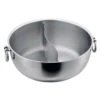Wadasuke Stainless Steel Induction Shabu Shabu Hot Pot With Divider (No Lid)