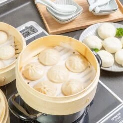 EBM Bamboo Steamer -Kitchen Supplies EBMBambooSteamer 7