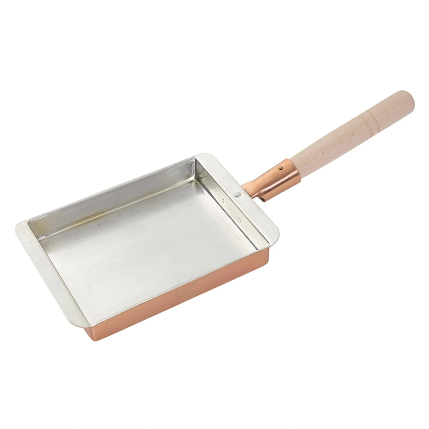 EBM Copper Tamagoyaki Rectangular Omelette Pan - Kansai Style 1 EBM Copper Tamagoyaki Rectangular Omelette Pan - Kansai Style