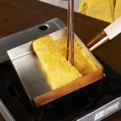 EBM Copper Tamagoyaki Square Omelette Pan - Kanto Style -Kitchen Supplies EBMCopperTamagoyakiSquareOmelettePan KantoStyle 4