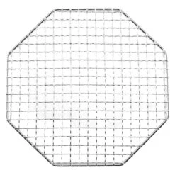 EBM Stainless Steel Octagonal Barbecue Grill Mesh 22 X 9.5cm