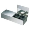 EBM Stainless Steel Yakumi Seasoning Container Double Cover Type