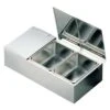 EBM Stainless Steel Yakumi Seasoning Container Separate Cover Type