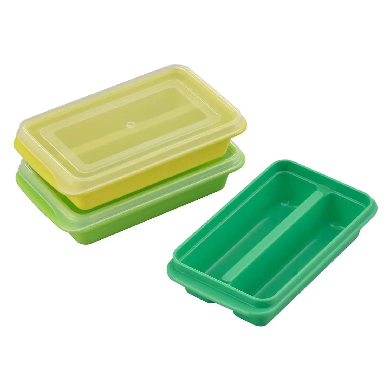 EBiSU Polypropylene Ice Tray 3 Trays 2 Pcs Each 1 EBiSU Polypropylene Ice Tray 3 Trays 2 Pcs Each