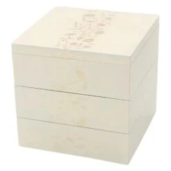Echizen Shikki Art Deco Synthetic Resin 3-Tier Jubako Box -Kitchen Supplies EchizenShikkiArtDecoPhenolResin3 TierJubakoBoxS 21 1
