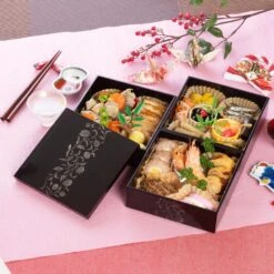 Echizen Shikki Art Deco Synthetic Resin 3-Tier Jubako Box -Kitchen Supplies EchizenShikkiArtDecoPhenolResin3 TierJubakoBox 2