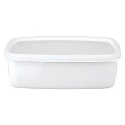 FUJIHORO Konte Enamel Shallow Food Container 28 FUJIHORO Konte Enamel Shallow Food Container -Kitchen Supplies FUJIHOROKonteEnamelShallowFoodContainerKE S AB 12