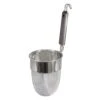 Fujiboshi Stainless Steel Deep Udon Tebo Noodle Strainer Round Base With Wooden Handle