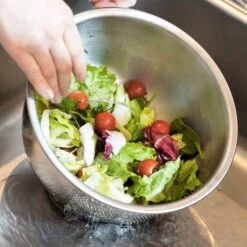 Fujii Stainless Steel 3-Way Rice Washing Bowl With Perforated Strainer 21.5cm 10 Fujii Stainless Steel 3-Way Rice Washing Bowl With Perforated Strainer 21.5cm -Kitchen Supplies FujiiStainlessSteel3 WayRiceWashingBowlwithPerforatedStrainer21.5cm 3