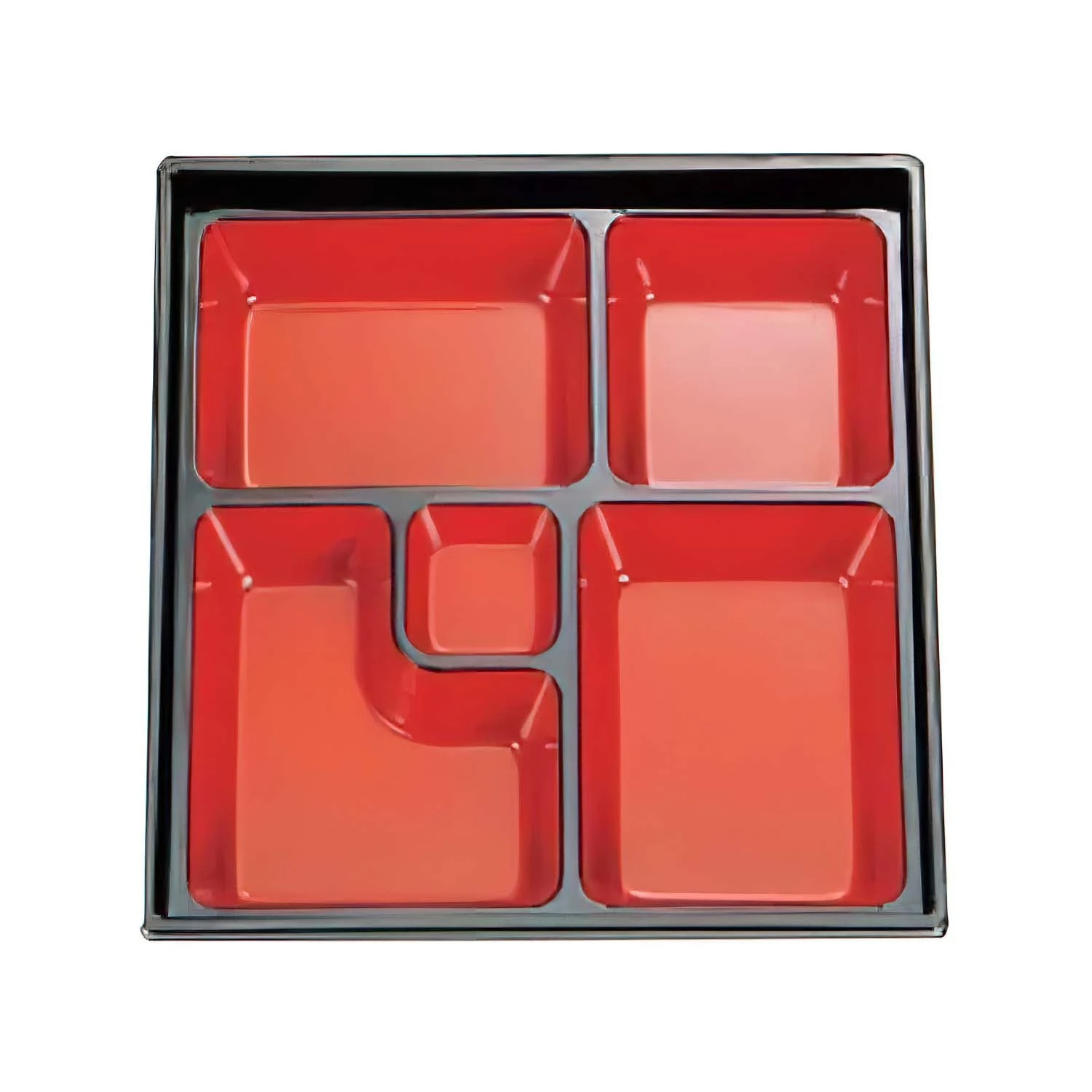 Fukui Craft ABS Resin 5-Divided Shokado Bento Box 2 Fukui Craft ABS Resin 5-Divided Shokado Bento Box - Image 2