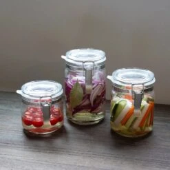 Ishizuka Glass Soda Glass Antibacterial Sealed Storage Jar 9 Ishizuka Glass Soda Glass Antibacterial Sealed Storage Jar -Kitchen Supplies IshizukaGlassSodaGlassAntibacterialSealedStorageJarM 6687 4