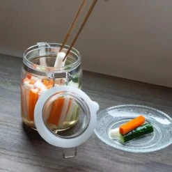 Ishizuka Glass Soda Glass Antibacterial Sealed Storage Jar 11 Ishizuka Glass Soda Glass Antibacterial Sealed Storage Jar -Kitchen Supplies IshizukaGlassSodaGlassAntibacterialSealedStorageJarM 6687 5