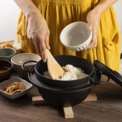 Iwachu Cast Iron Rice Cooker Casserole -Kitchen Supplies IwachuCastIronRiceCookerCasserole 5