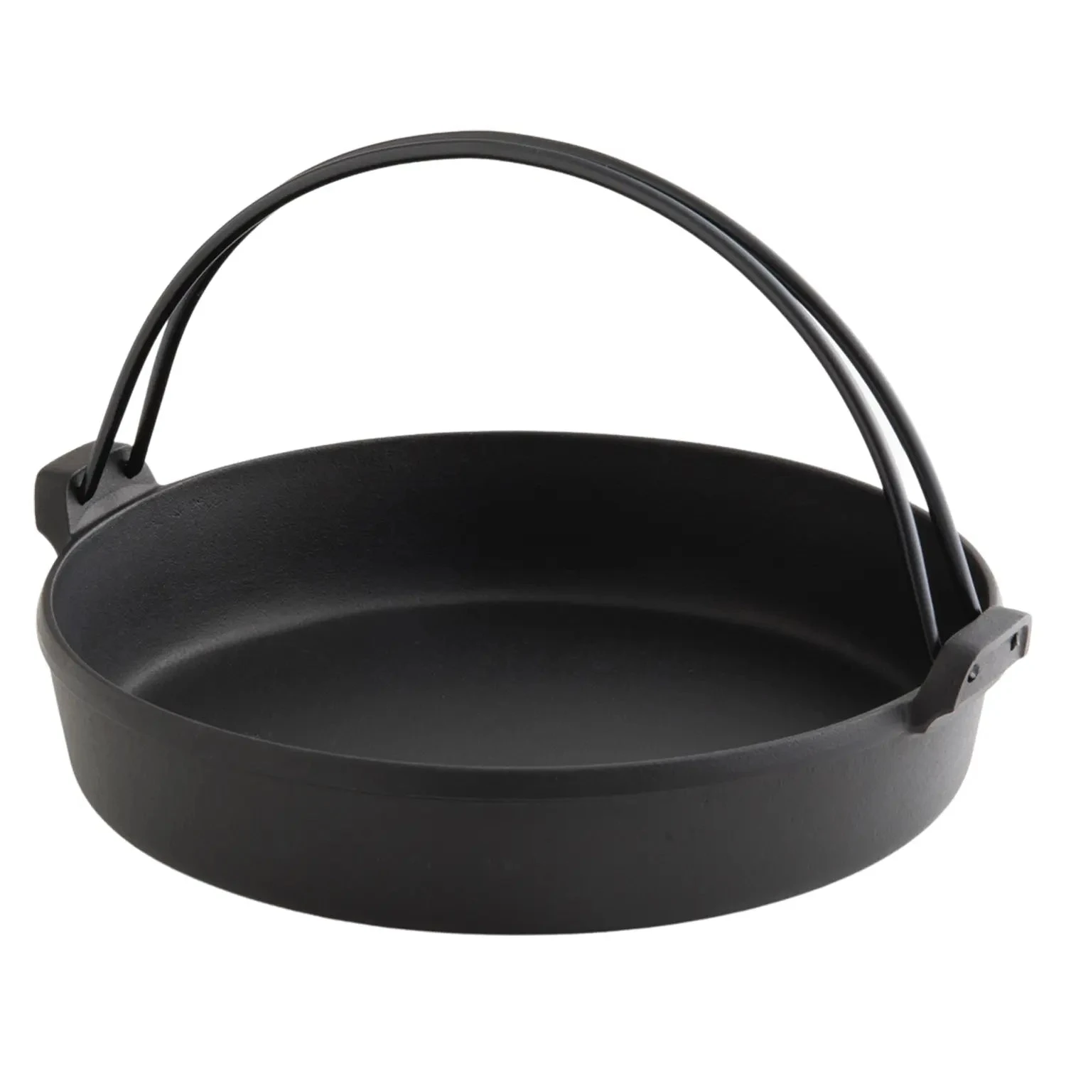 Iwachu Nambu Cast Iron Sukiyaki Pan With Handle 1 Iwachu Nambu Cast Iron Sukiyaki Pan With Handle
