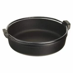 Iwachu Nambu Cast Iron Sukiyaki Pan With Handle 10 Iwachu Nambu Cast Iron Sukiyaki Pan With Handle -Kitchen Supplies IwachuNambuCastIronSukiyakiPanwithHandle 3
