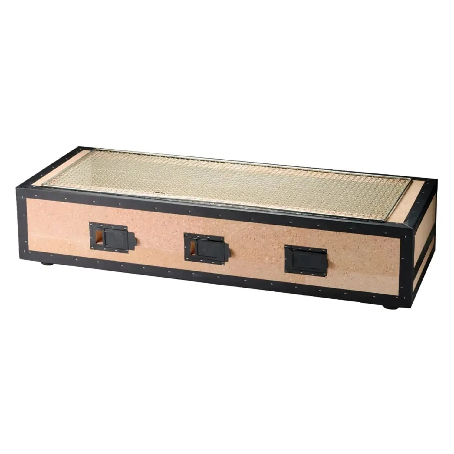 Kaginushi Charcoal BBQ Konro Grill Wide With Mesh Net - Extra Large 1 Kaginushi Charcoal BBQ Konro Grill Wide With Mesh Net - Extra Large