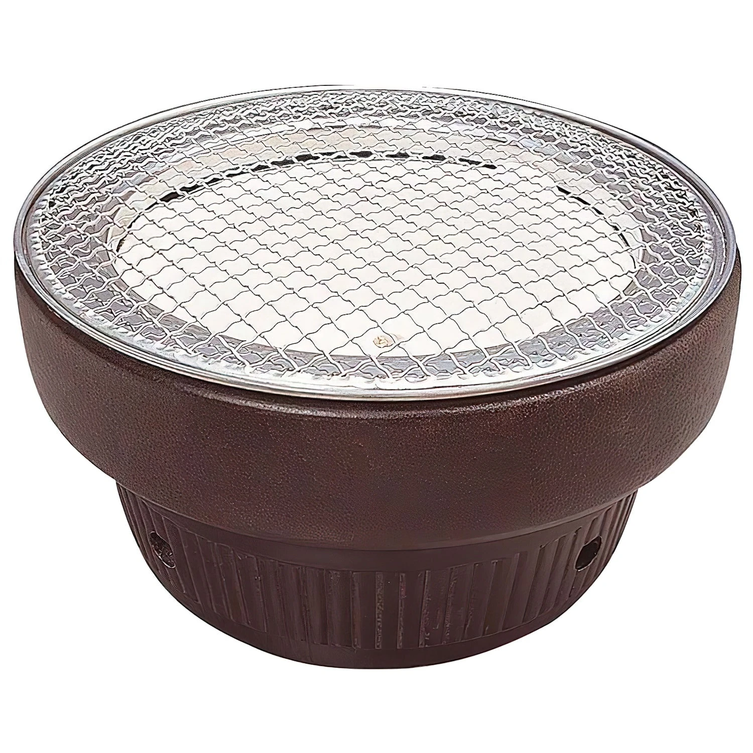 Kinka Ceramic Dark Brown Charcoal Konro Grill 1 Kinka Ceramic Dark Brown Charcoal Konro Grill