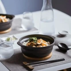 M.STYLE Karl Ceramic Induction Donabe Casserole -Kitchen Supplies M.STYLEKarlCeramicInductionDonabeCasseroleKAL0208BE 10