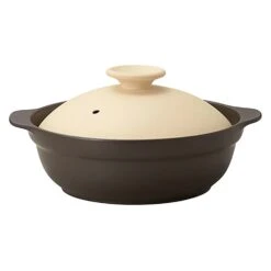 M.STYLE Karl Ceramic Induction Donabe Casserole -Kitchen Supplies M.STYLEKarlCeramicInductionDonabeCasseroleKAL0208BE 5