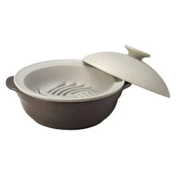 M.STYLE Karl Ceramic Induction Donabe Casserole And Steamer Insert -Kitchen Supplies M.STYLEKarlCeramicInductionDonabeCasseroleandSteamerInsertKAL0208BE KAL0218BE 6