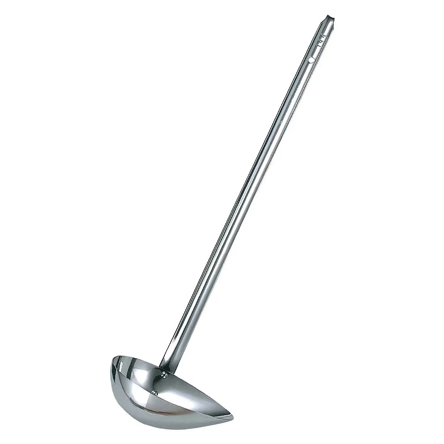 MARUTAMA Stainless Steel Side-Scooping Long Ladle 1 MARUTAMA Stainless Steel Side-Scooping Long Ladle