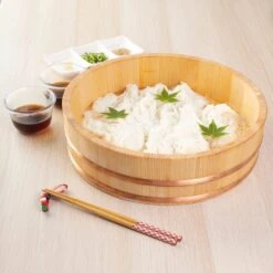 Miyabi Urushi Hangiri Sawara Wooden Rice Mixing Bowl 13 Miyabi Urushi Hangiri Sawara Wooden Rice Mixing Bowl -Kitchen Supplies MiyabiUrushiHangiriSawaraWoodenRiceMixingBowl 5