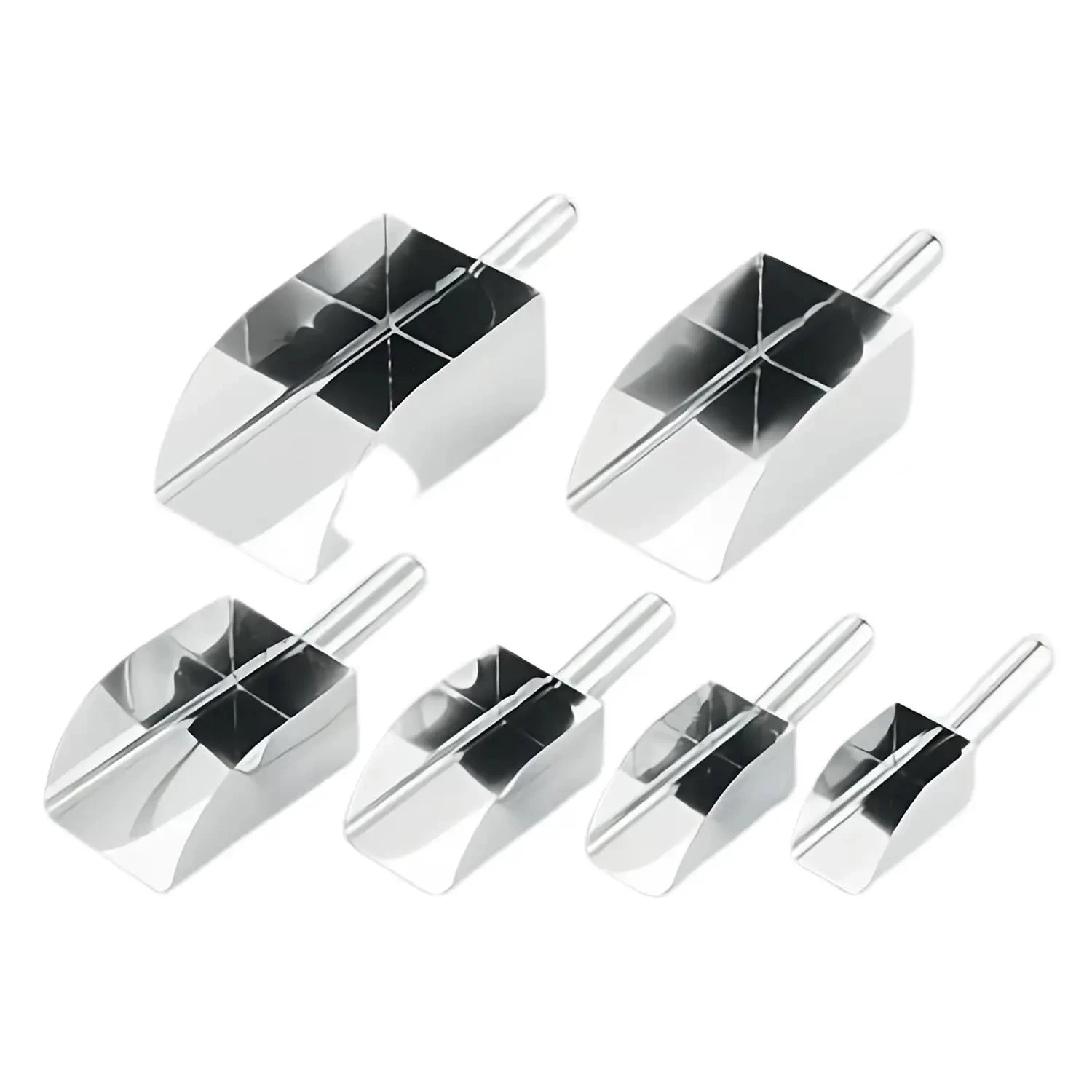 Nihon Metal Works Stainless Steel Powder Scoop 2 Nihon Metal Works Stainless Steel Powder Scoop - Image 2