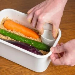 Noda Horo Enamel Nukazuke Pickle Storage Container 21 Noda Horo Enamel Nukazuke Pickle Storage Container -Kitchen Supplies NodaHoroEnamelNukazukePickleStorageContainerTK 32 8