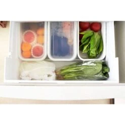 Noda Horo White Series Enamel Rectangle Deep Food Containers With Sealed Lid -Kitchen Supplies NodaHoroWhiteSeriesEnamelRectangleDeepFoodContainerswithSealedLid 5