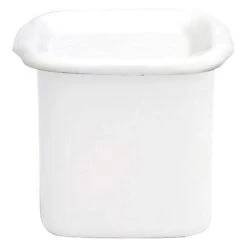 Noda Horo White Series Enamel Square Food Containers With Enamel Lid -Kitchen Supplies NodaHoroWhiteSeriesEnamelSquareFoodContainerswithEnamelLid 3