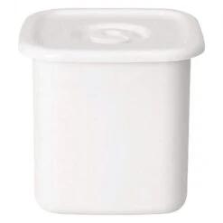 Noda Horo White Series Enamel Square Food Containers With Sealed Lid 5 Noda Horo White Series Enamel Square Food Containers With Sealed Lid -Kitchen Supplies NodaHoroWhiteSeriesEnamelSquareFoodContainerswithSealedLid 3