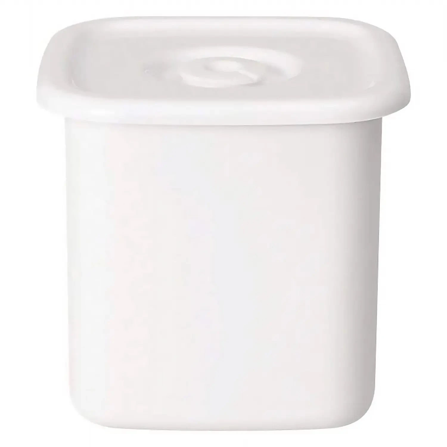 Noda Horo White Series Enamel Square Food Containers With Sealed Lid 3 Noda Horo White Series Enamel Square Food Containers With Sealed Lid - Image 3