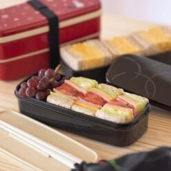 OSK Tsukihana 2-Tier Nestable Bento Lunch Box With Chopsticks & Lunch Bag Set 6 OSK Tsukihana 2-Tier Nestable Bento Lunch Box With Chopsticks & Lunch Bag Set -Kitchen Supplies OSKTsukihana2 TieredNestableBentoLunchBoxwithChopsticks LunchBagSet 1 4d06c42e 50d6 456d 876e 404a6cd63290