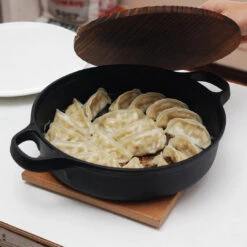 Seieido Cast Iron Sukiyaki & Gyoza Pan 11 Seieido Cast Iron Sukiyaki & Gyoza Pan -Kitchen Supplies SeieidoCastIronSukiyaki GyozaPan 1
