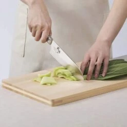 Kai Seki Magoroku Benifuji Molybdenum Vanadium Stainless Steel Santoku Knife -Kitchen Supplies SekiMagorokuBenifujiMolybdenumVanadiumStainlessSteelSantokuKnifeAB5439 6