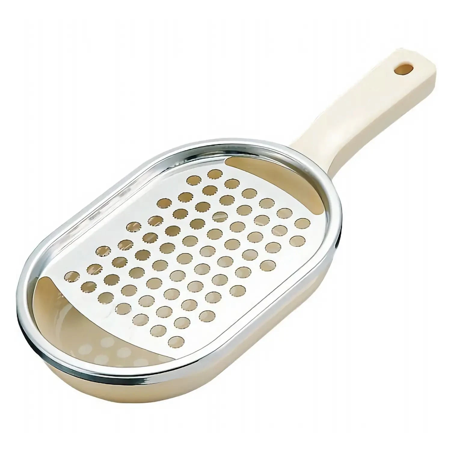 Shinkousha Stainless Steel Large Grater With Container 1 Shinkousha Stainless Steel Large Grater With Container