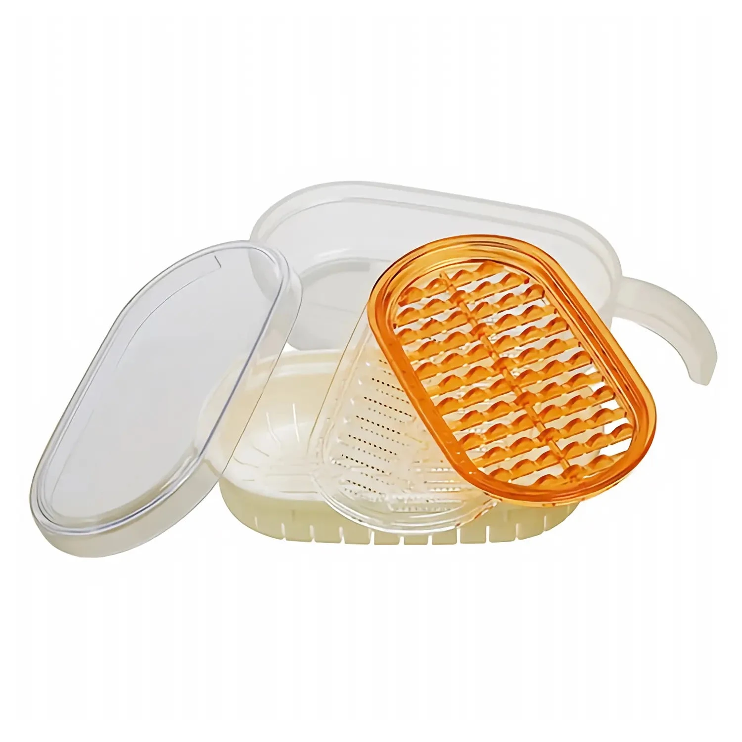 Skater AS Resin Oni-oroshi Grater With Container 2 Skater AS Resin Oni-oroshi Grater With Container - Image 2