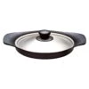 Sori Yanagi Cast Iron Induction Oil Pan Griddle 22cm With Stainless Steel Lid