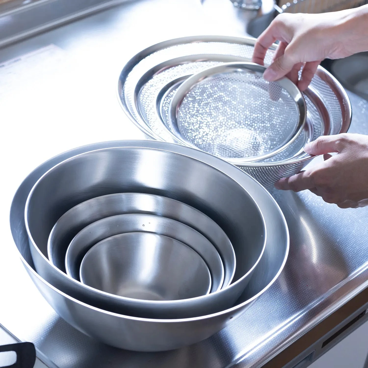 Sori Yanagi Stainless Steel Mixing Bowl 14 Sori Yanagi Stainless Steel Mixing Bowl - Image 14