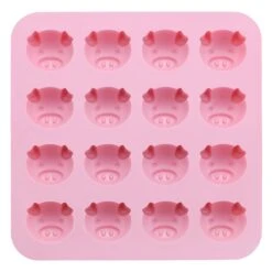 SUNCRAFT Silicone Rubber Piglet Chocolate Mold