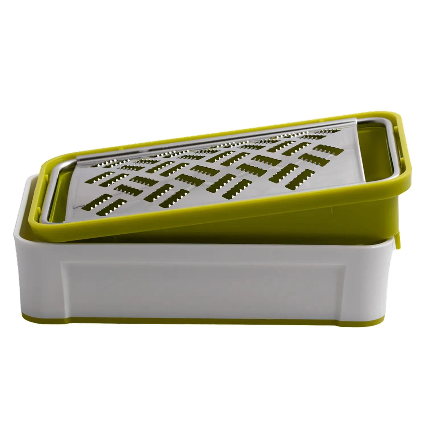 SUNCRAFT Stainless Steel Grater With Container 3 SUNCRAFT Stainless Steel Grater With Container - Image 3