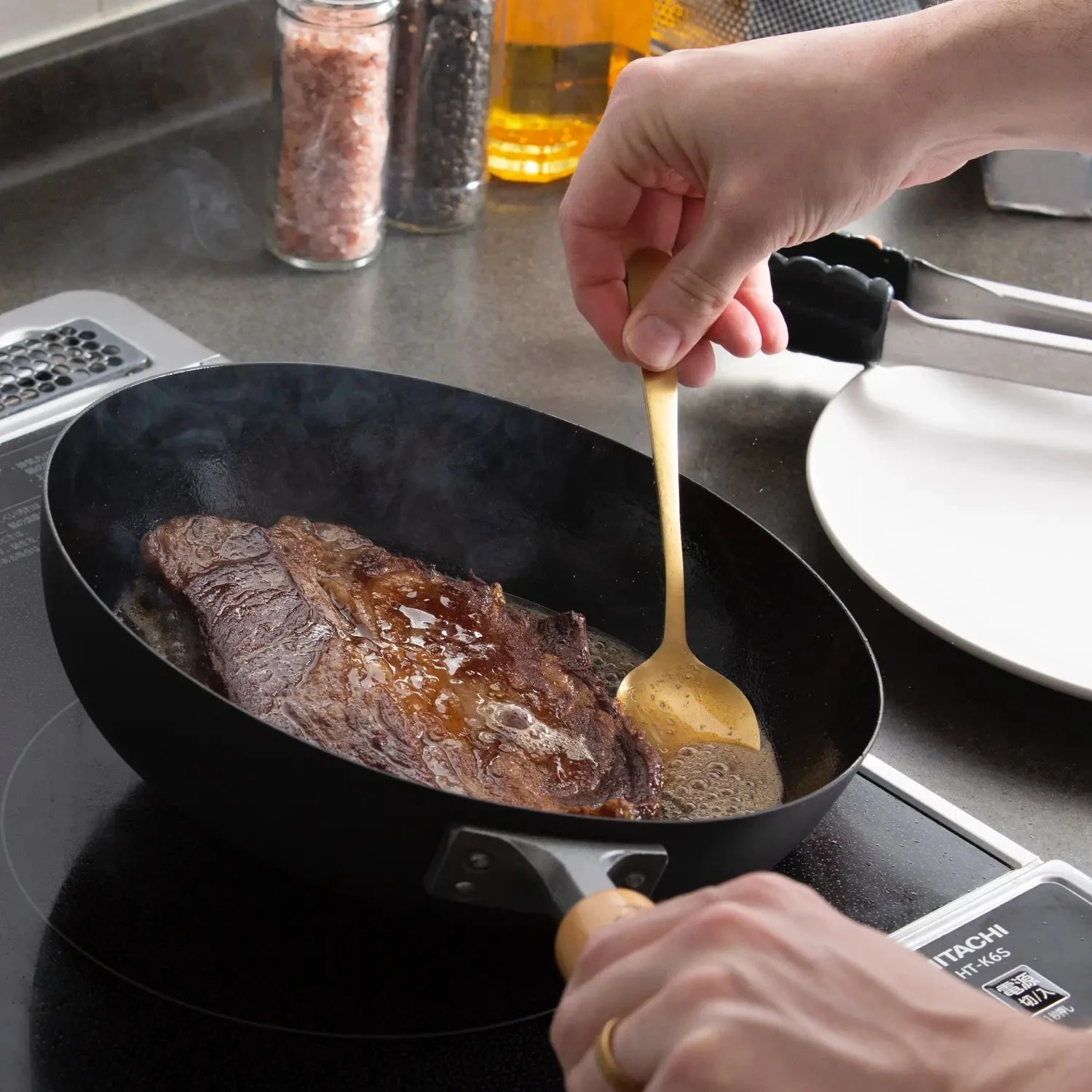 TAKUMI JAPAN Magma Plate Iron Frying Pan 7 TAKUMI JAPAN Magma Plate Iron Frying Pan - Image 7