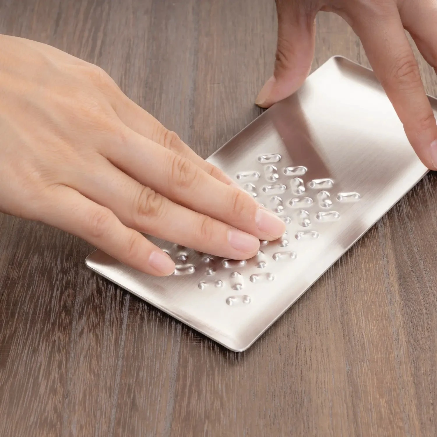 TOMITA Stainless Steel Grater 4 TOMITA Stainless Steel Grater - Image 4