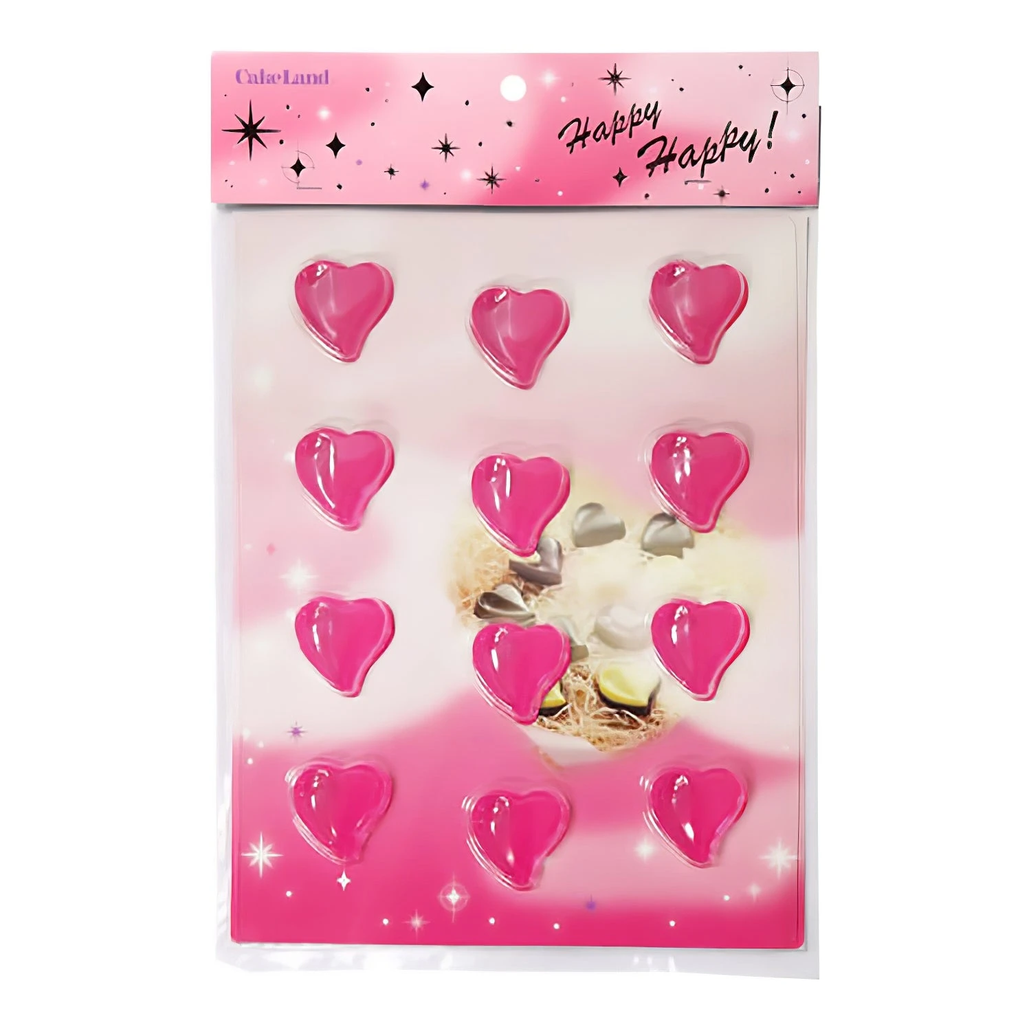 TIGERCROWN PET Resin Curvy Heart Chocolate Mold 8 TIGERCROWN PET Resin Curvy Heart Chocolate Mold - Image 8