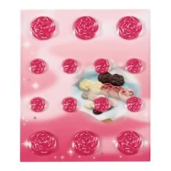 TIGERCROWN PET Resin Rose Chocolate Mold