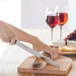TOJIRO Fujitora Stainless Steel Bread Knife FU-737 -Kitchen Supplies TojiroFujitoraStainlessSteelBreadKnifeFU 737 3