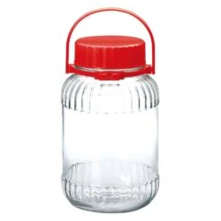 Toyo-Sasaki Glass Soda-Lime Glass Fruit Liquor Bottle