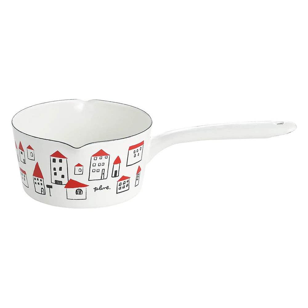 Yutaka Horo Plune Enameled Milk Pan House 1 Yutaka Horo Plune Enameled Milk Pan House